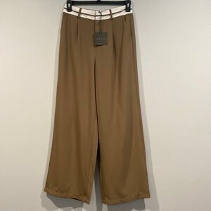 Lelis Collection Brown Wide Leg Loose Pants - Size Medium & Small